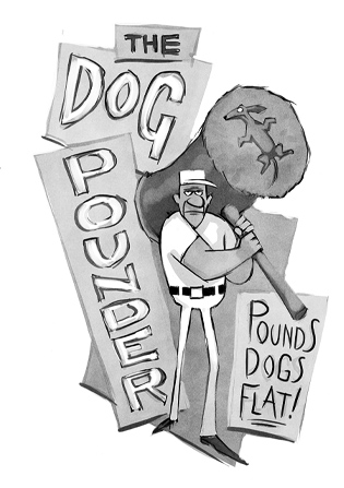 The Dog Pounder: Pounds dogs flat!