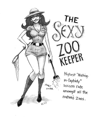 The Sexy Zookeeper: Highest "Mating-In-Captivity" success rate amongst all the nation's zoos.