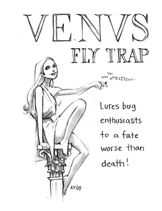 Venus Fly Trap: Lures bug enthusiasts to a fate worse than death!
