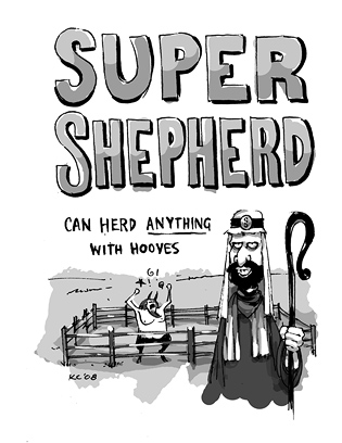 Super Shepherd: Can herd anything with hooves.