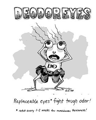 Deodoreyes: Replaceable eyes fight tough odor! Refill every 1-2 weeks for maximum freshness.