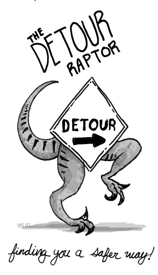 The Detour Raptor: Finding you a safer way.